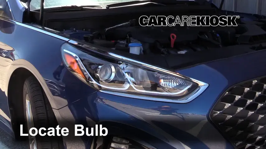 2019 Hyundai Sonata Sport 2.4L 4 Cyl. Lights Turn Signal - Front (replace bulb)